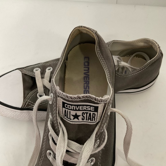 Converse Chuck Taylor All Star Low Tops Dark Grey Sneakers Unisex M 7.5, W 9.5 - Picture 9 of 14